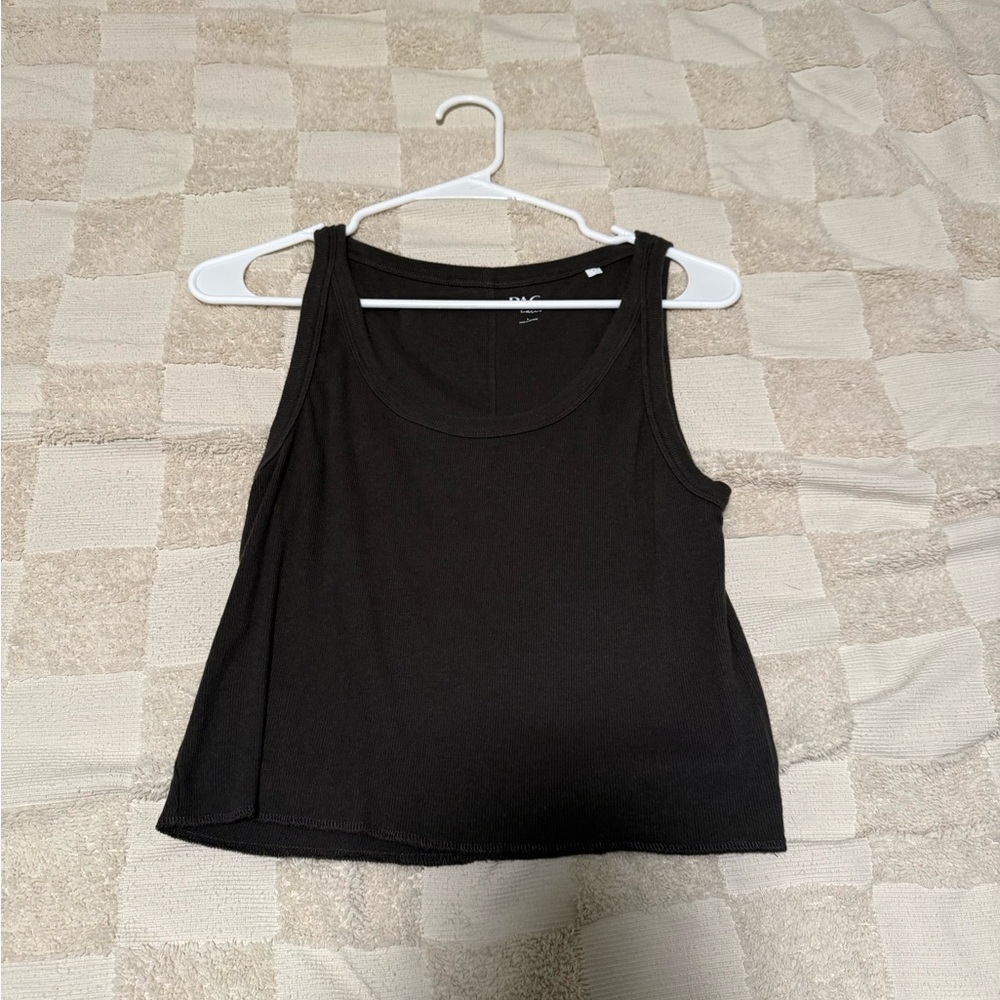 Grey Sleeveless Women's Top